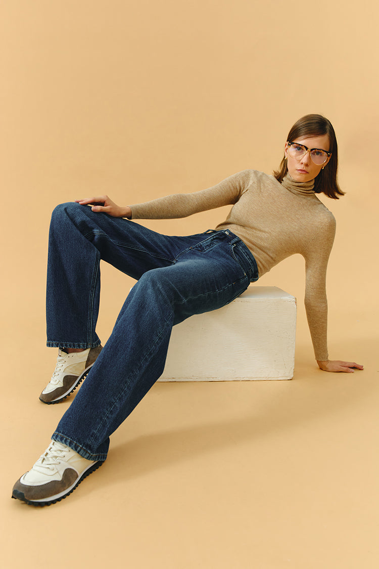Whitefish High Rise Wide Jeans Mid-weight Denim Coney Island