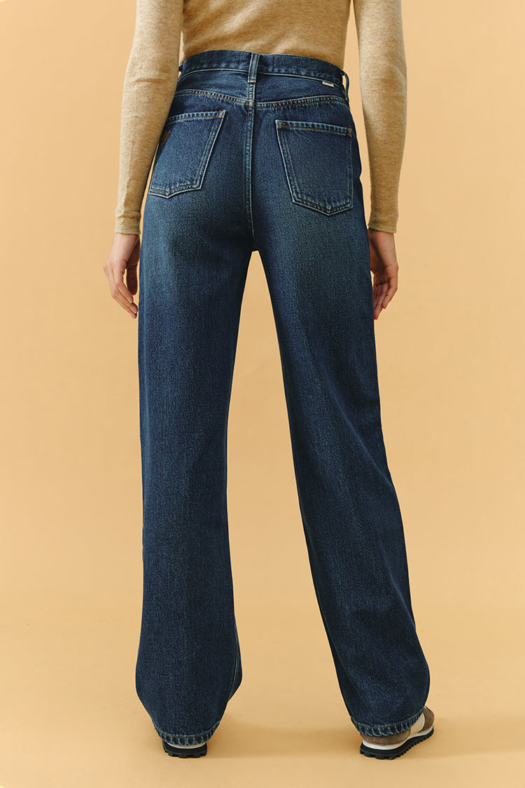 Whitefish High Rise Wide Jeans Mid-weight Denim Coney Island