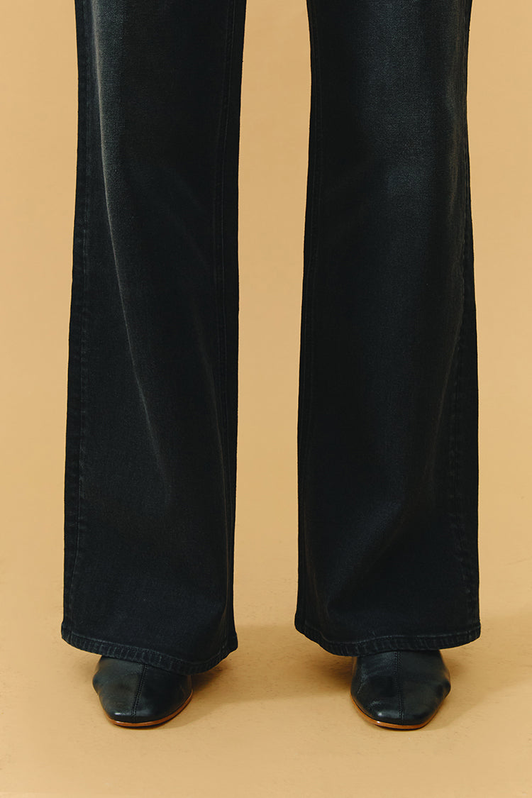 High Rise Baggy Jeans Wide Leg Full Length Angeles