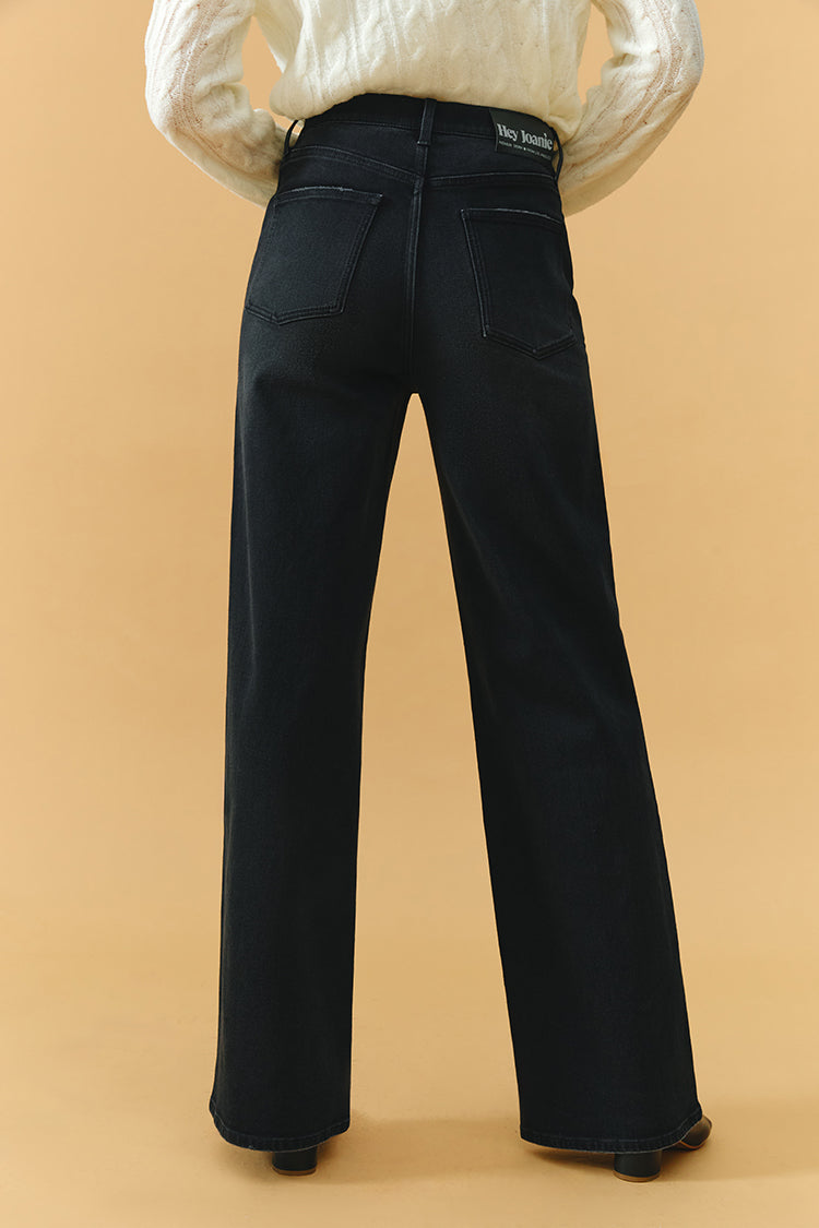 High Rise Baggy Jeans Wide Leg Full Length Angeles
