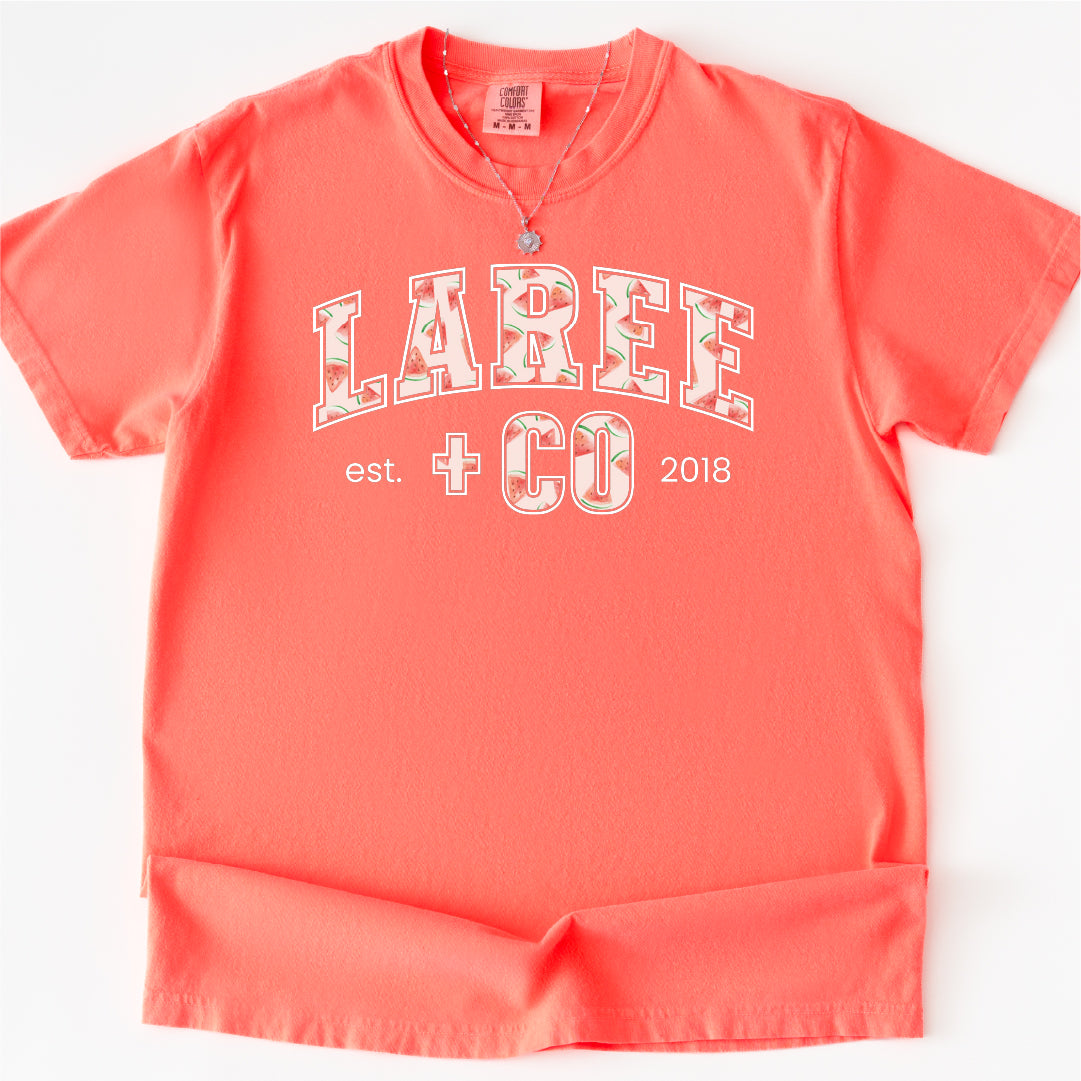 Laree + Co HollyRose LC Pattern Tee Cotton Unisex Shirt