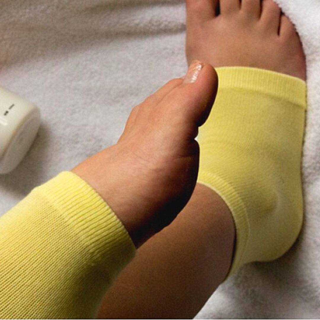 Heel & Elbow Moisturizing Socks Light Compression Yu-Be