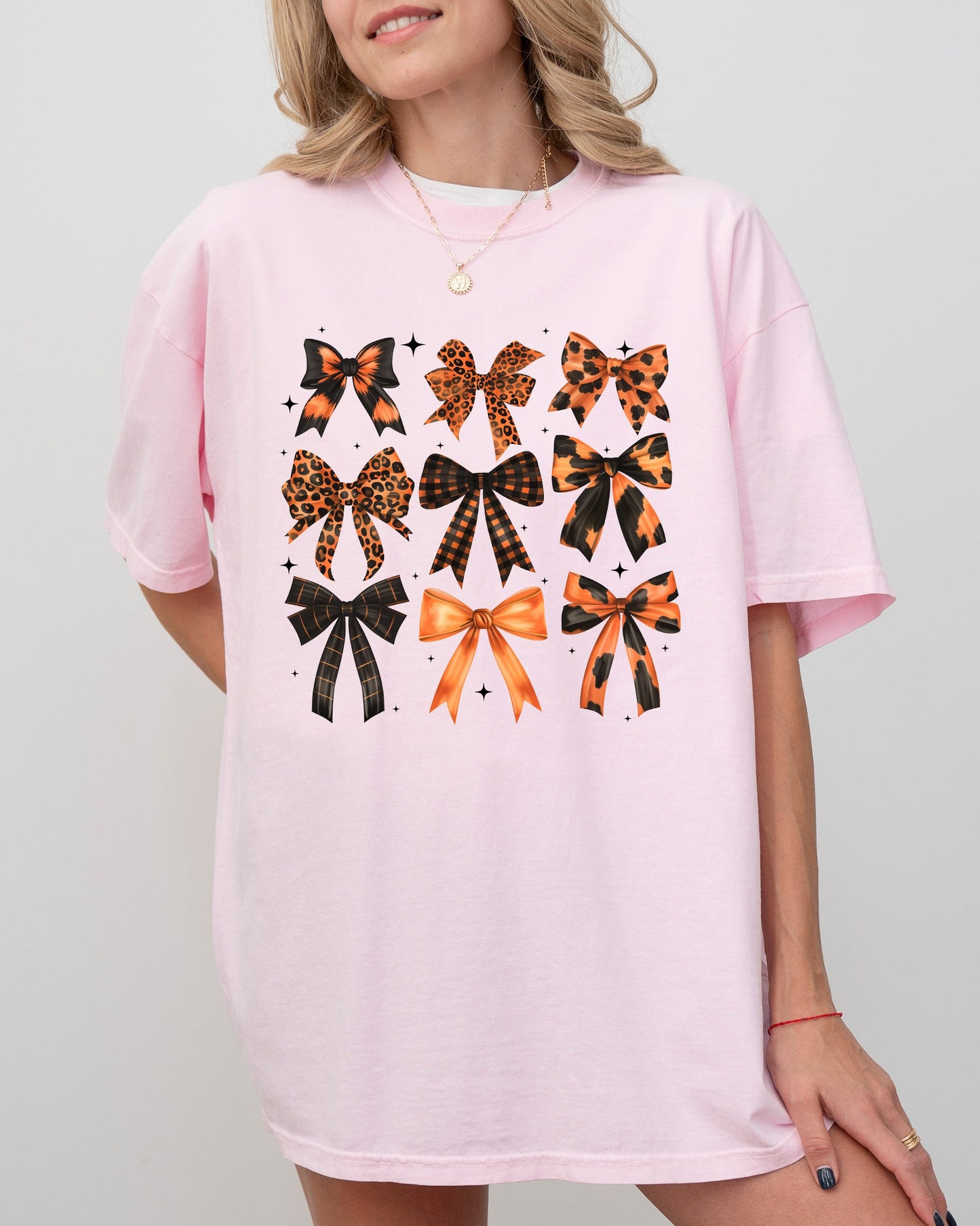 Halloween Bows Girly Ribbons Shirt Comfort Colors T-Shirt