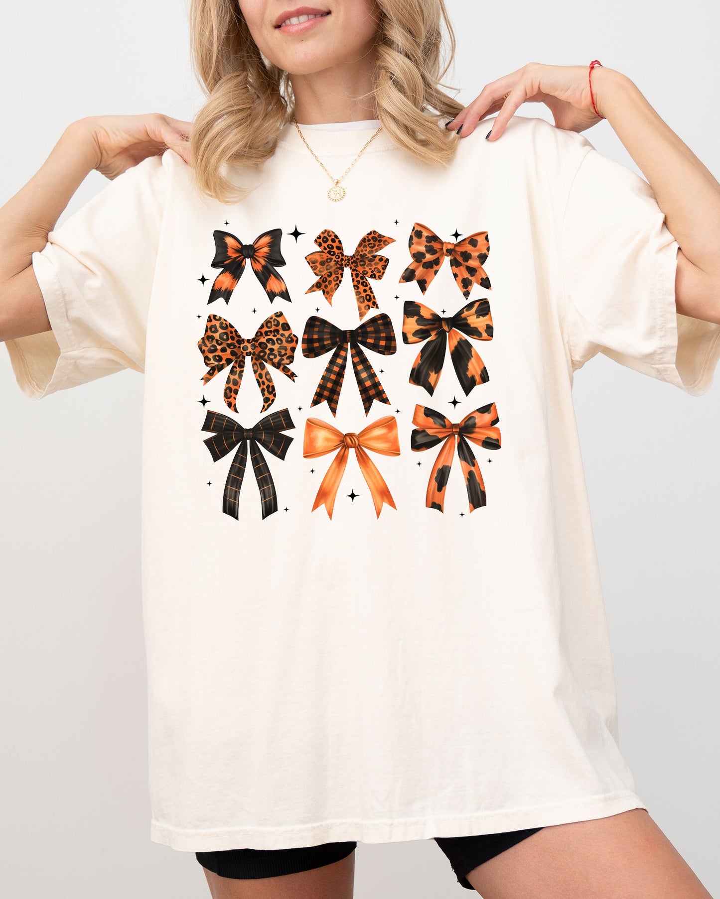 Halloween Bows Girly Ribbons Shirt Comfort Colors T-Shirt