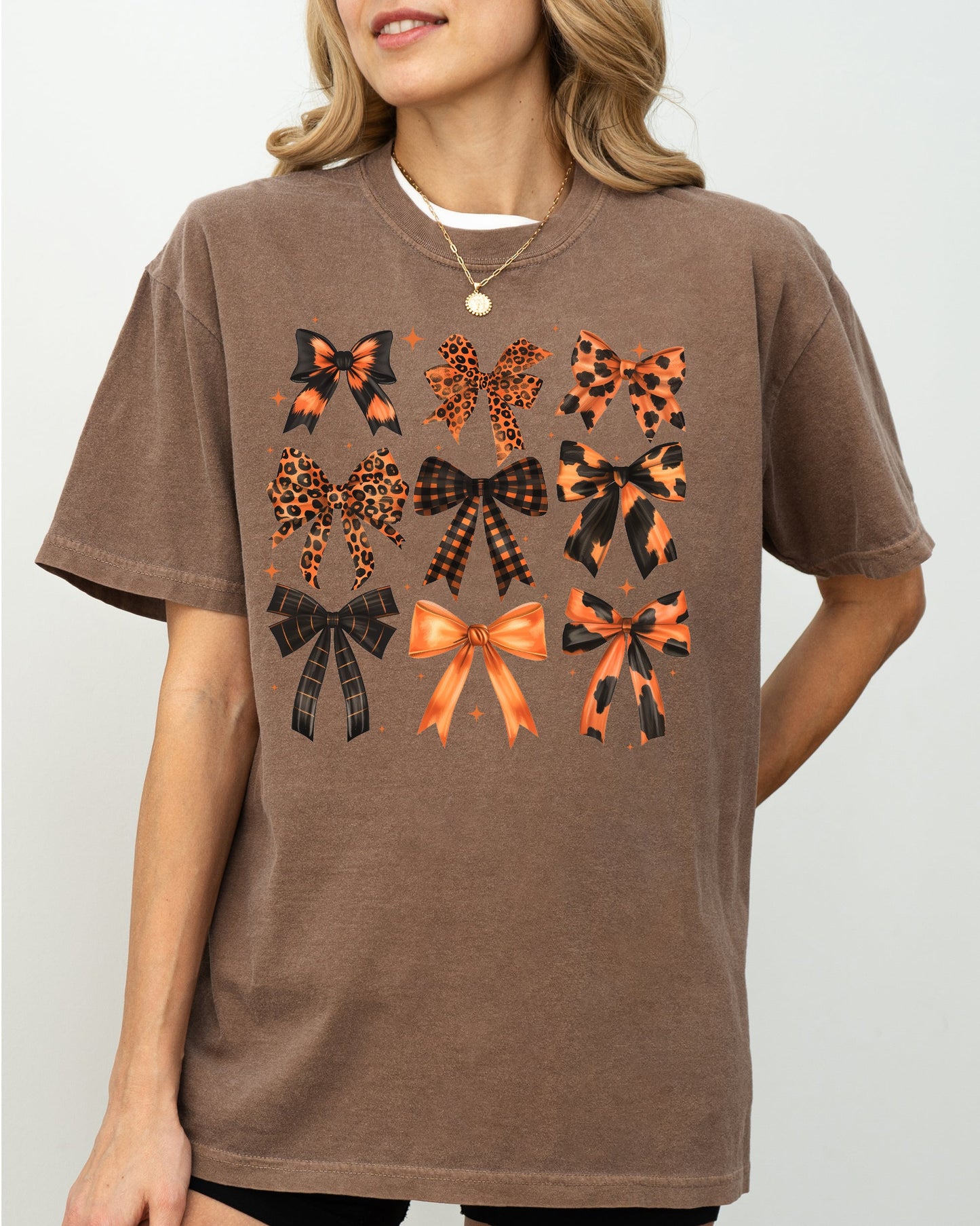 Halloween Bows Girly Ribbons Shirt Comfort Colors T-Shirt