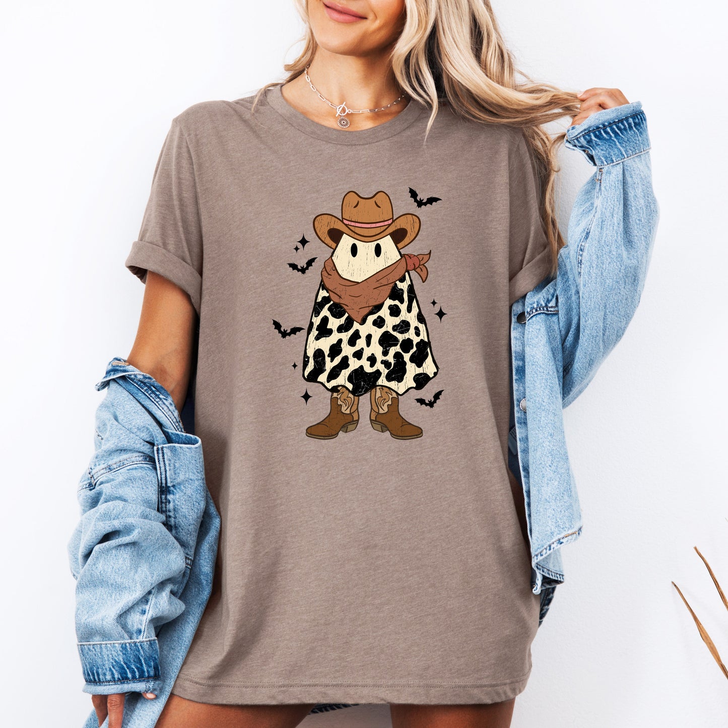 Halloween Ghost Cowboy Western Country Tshirt Refinery Number One