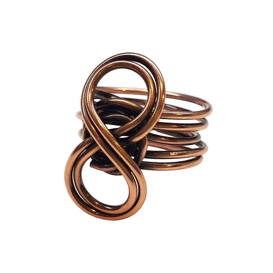Copper Five Band Eternity Infinity Ring Handmade by Alexa Martha