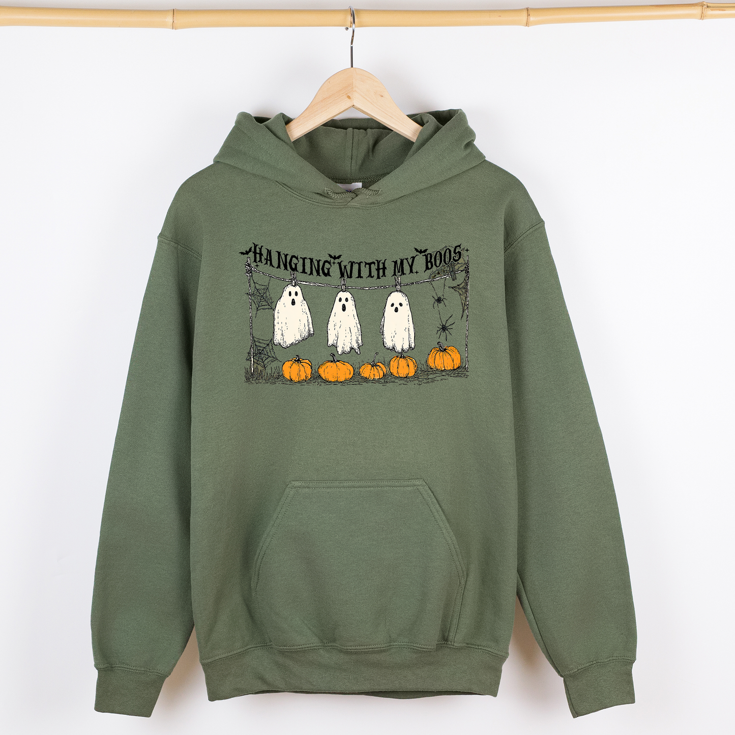 Hanging With My Boos Graphic Hoodie Cozy Hooded Sweatshirt Refinery Number One