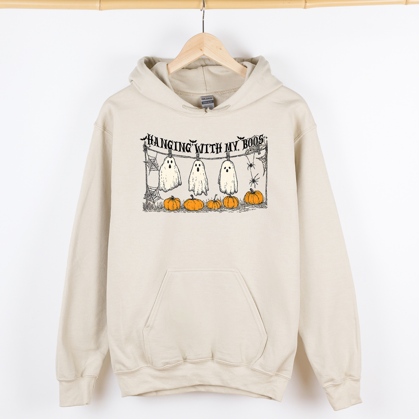 Hanging With My Boos Graphic Hoodie Cozy Hooded Sweatshirt Refinery Number One