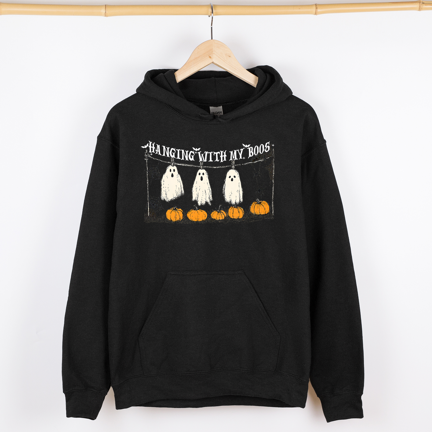Hanging With My Boos Graphic Hoodie Cozy Hooded Sweatshirt Refinery Number One