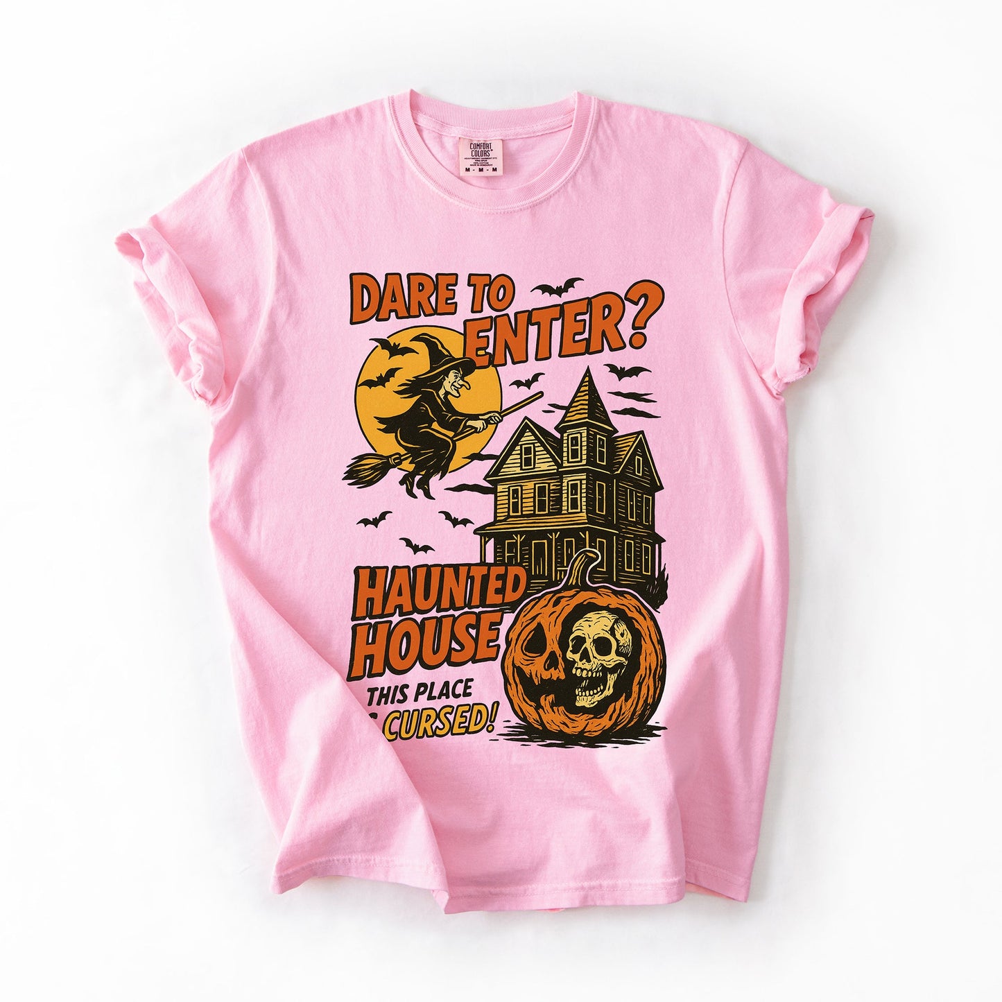 Haunted House Retro Spooky Halloween Comfort Colors T-Shirt Refinery Number One