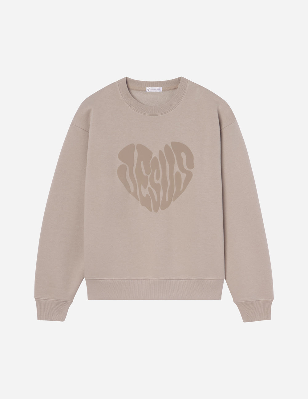 Heart Jesus Lunar Rock Unisex Crewneck