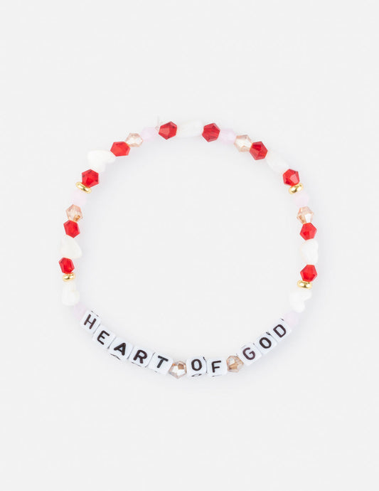 Heart of God Letter Religious Bracelet Elevated Faith