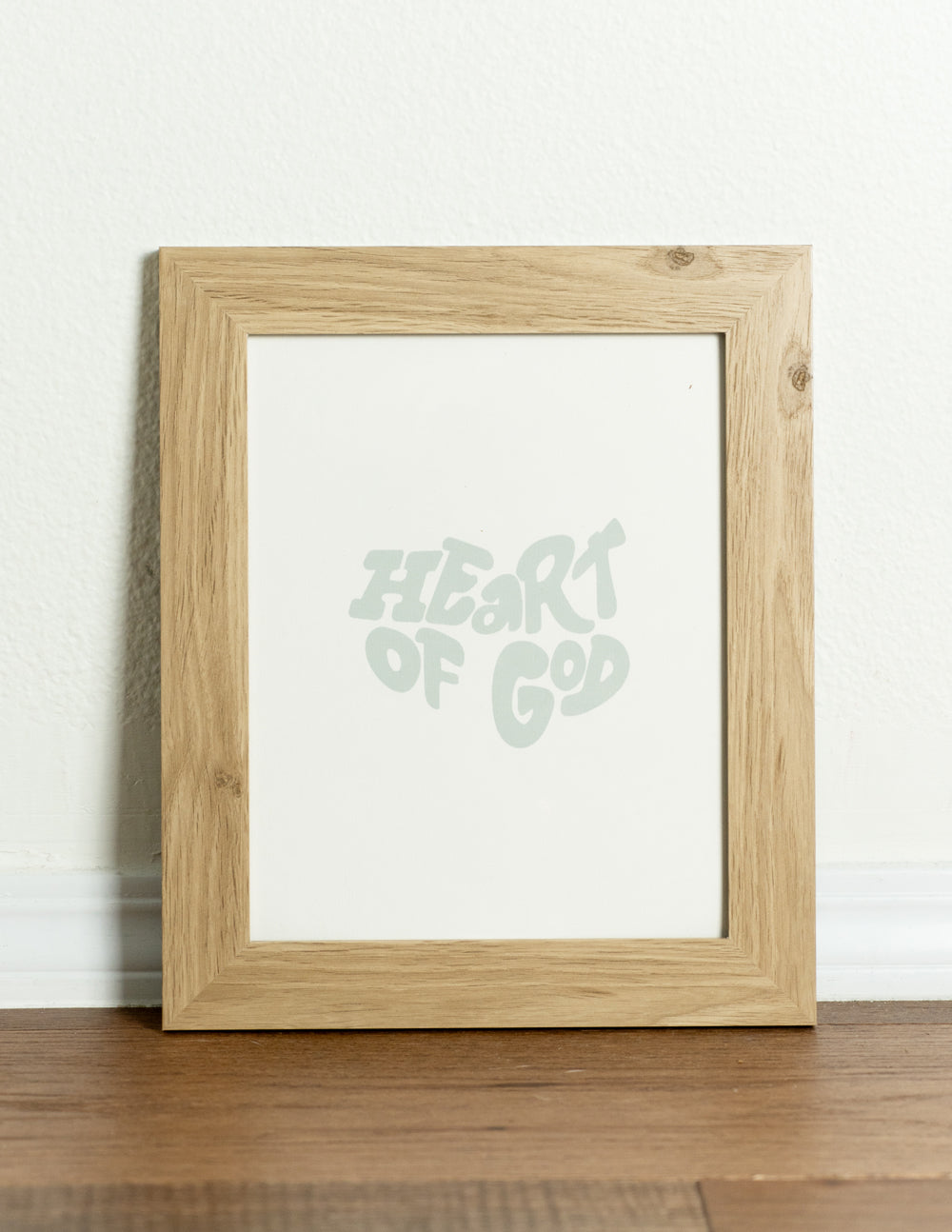 Heart of God 8x10 Print Faith-Driven Wall Art