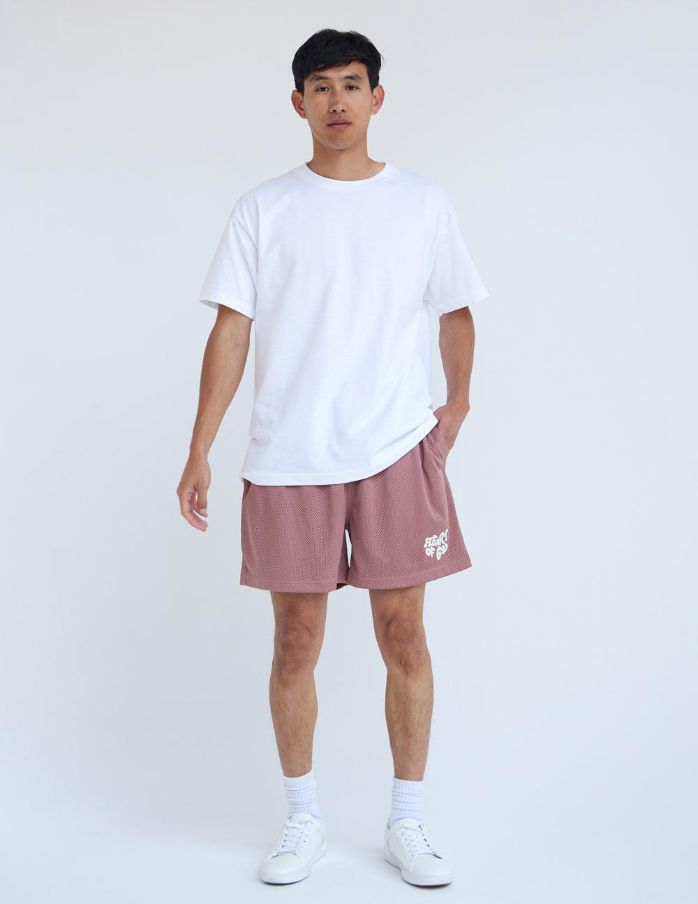 Unisex Mesh Short Breathable Activewear Heart of God