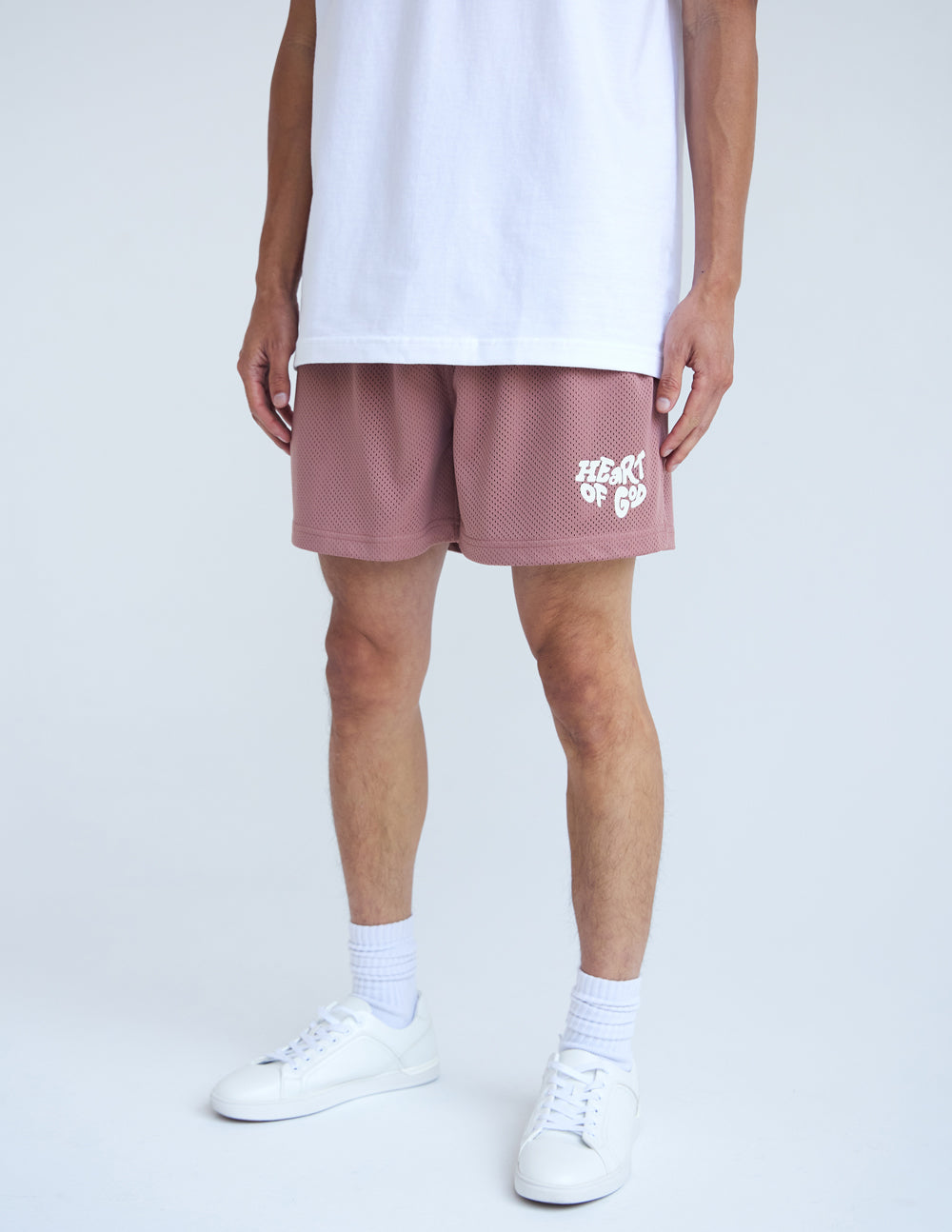 Unisex Mesh Short Breathable Activewear Heart of God