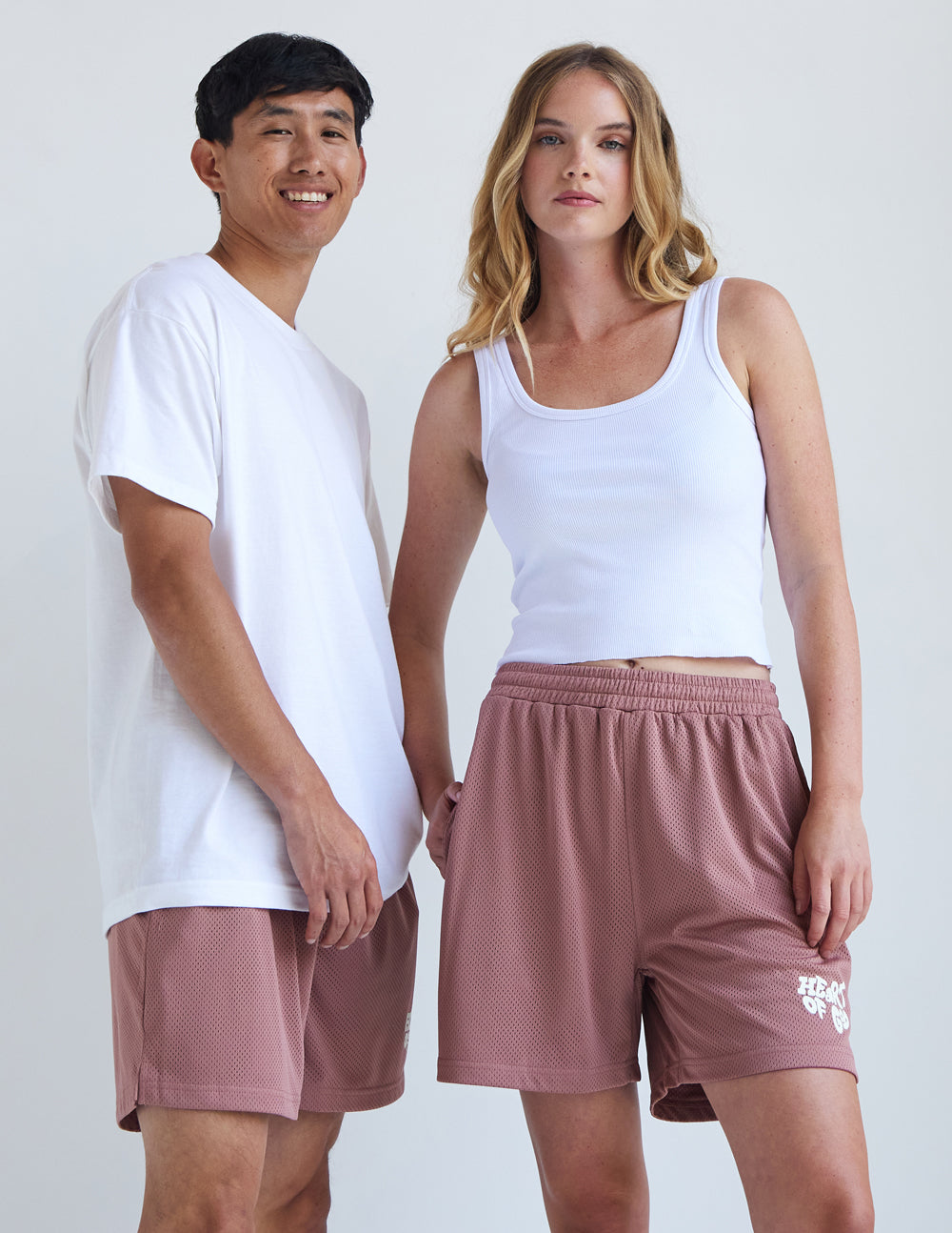 Unisex Mesh Short Breathable Activewear Heart of God