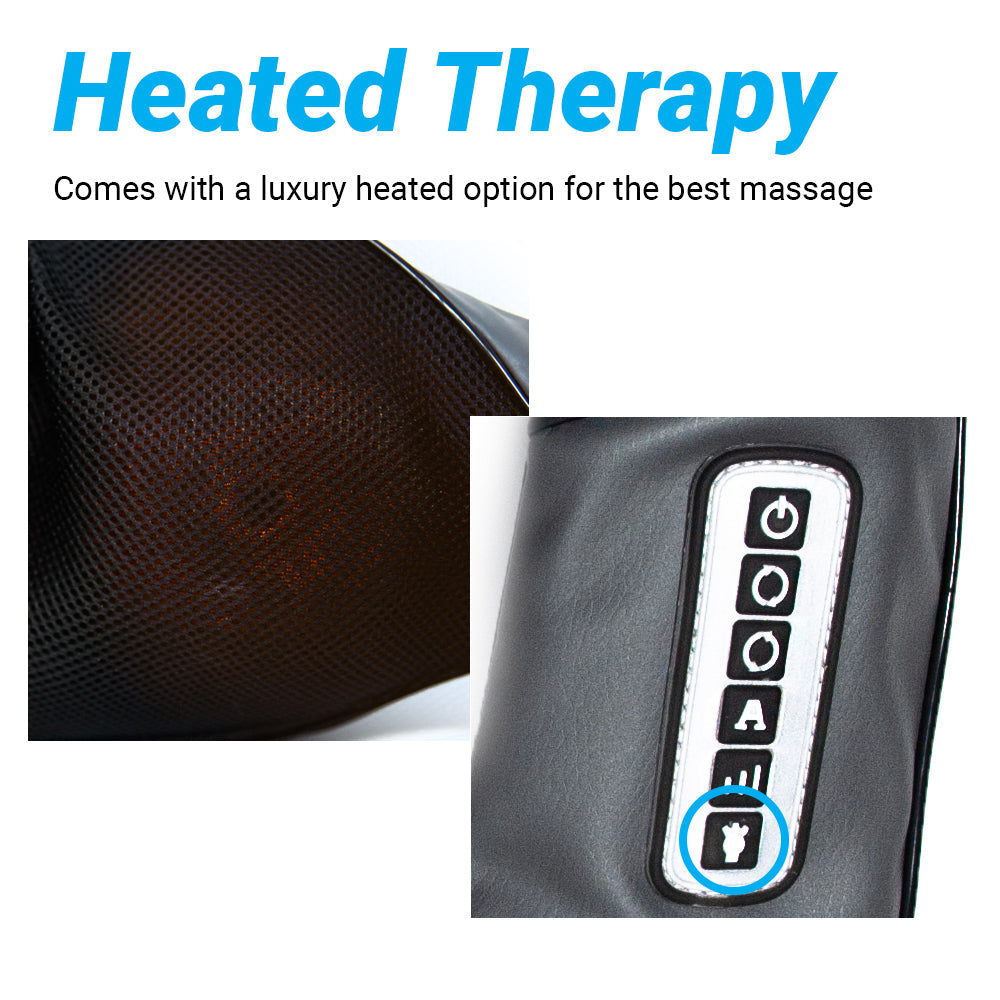 Shiatsu Neck & Back Massager with Heat Therapy