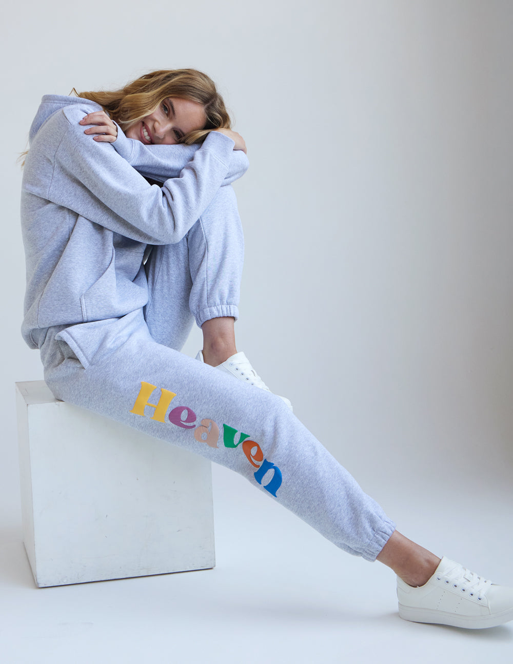Heather Grey Unisex Sweatpant Relaxed Fit Elevated Faith