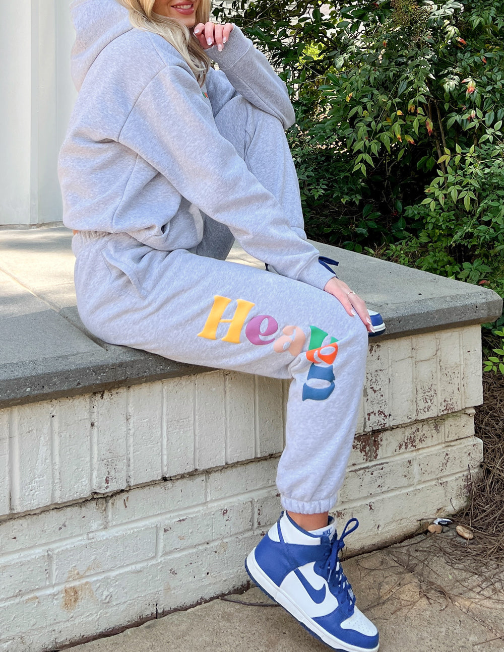 Heather Grey Unisex Sweatpant Relaxed Fit Elevated Faith