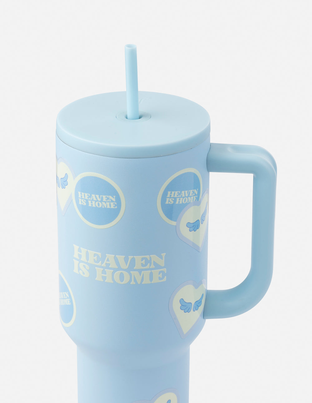 Ascend 40 oz Stainless Steel Tumbler with Leak-Proof Lid Heaven Is Home