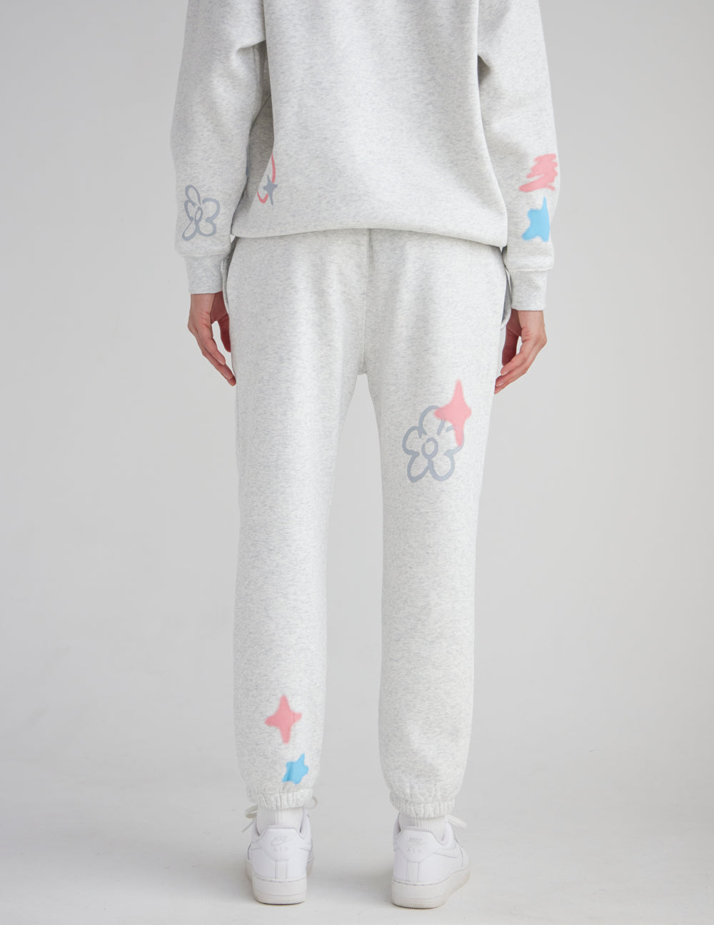Unisex Heather Grey Sweatpant Relaxed Fit Heaven Is Real