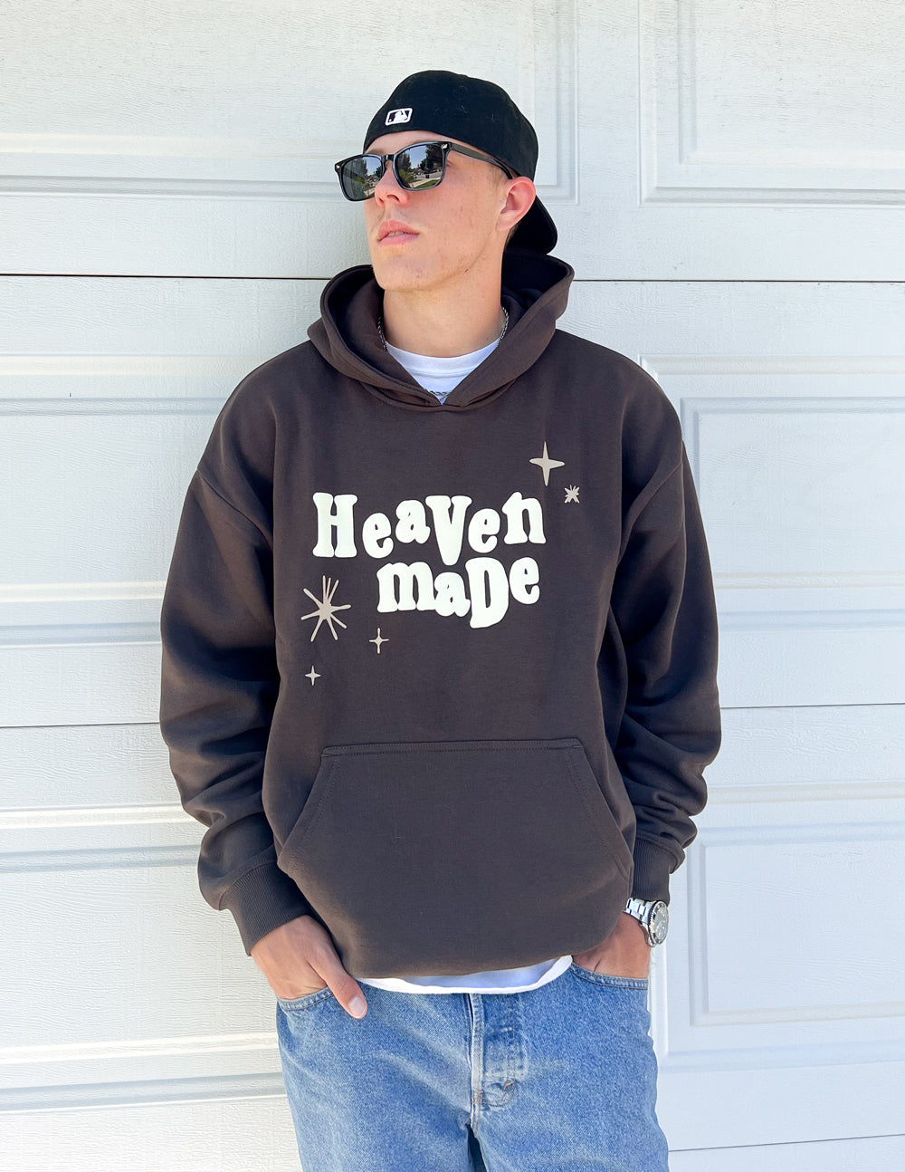 Unisex Hoodie Relaxed Fit Heaven Made