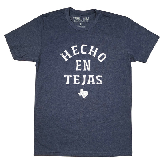Hecho En Tejas Midnight Navy T-Shirt Unisex Paris Texas Apparel Co