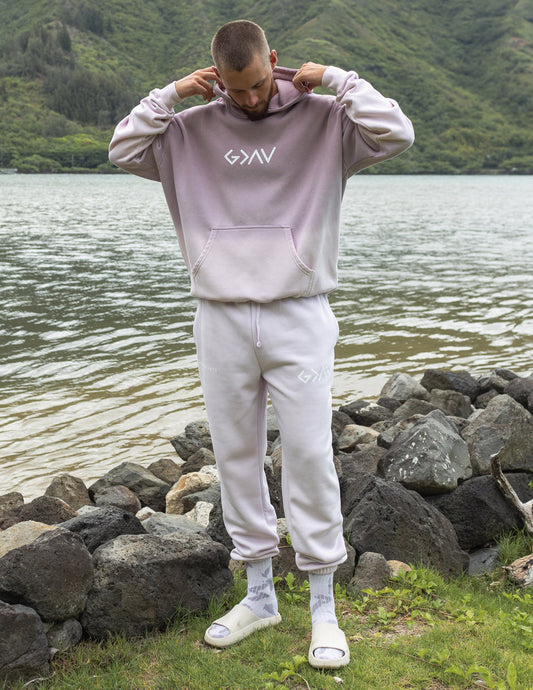 Purple Relaxed Unisex Sweatpant Highs and Lows