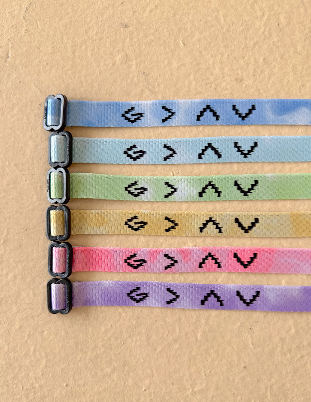 Tie-Dye Adjustable Bracelet Pack Highs and Lows