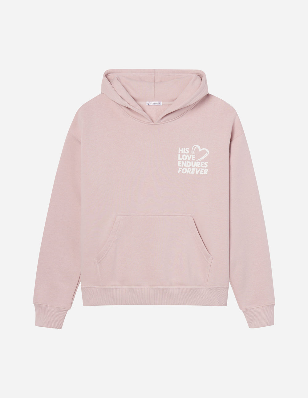 His Love Endures Forever Burnished Lilac Unisex Hoodie