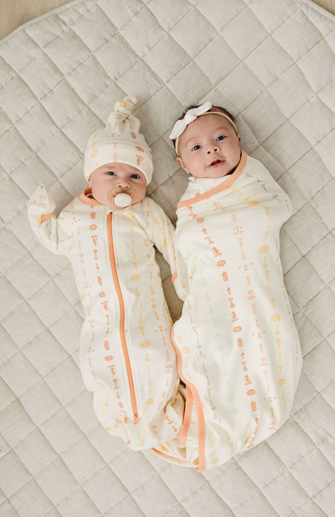 GOTS Certified Organic Cotton Sleepsack - Boho Floral