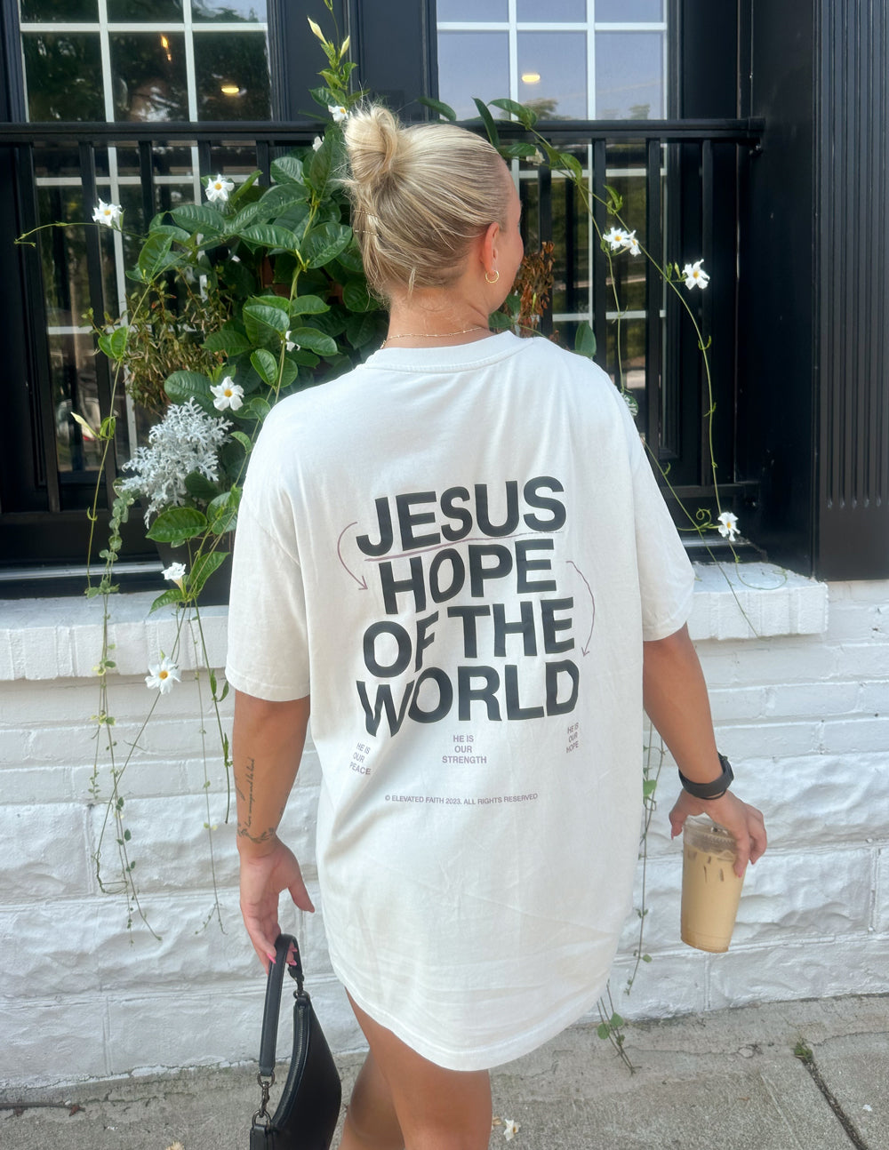 Hope of the World Unisex Oversized Tee 100% Cotton