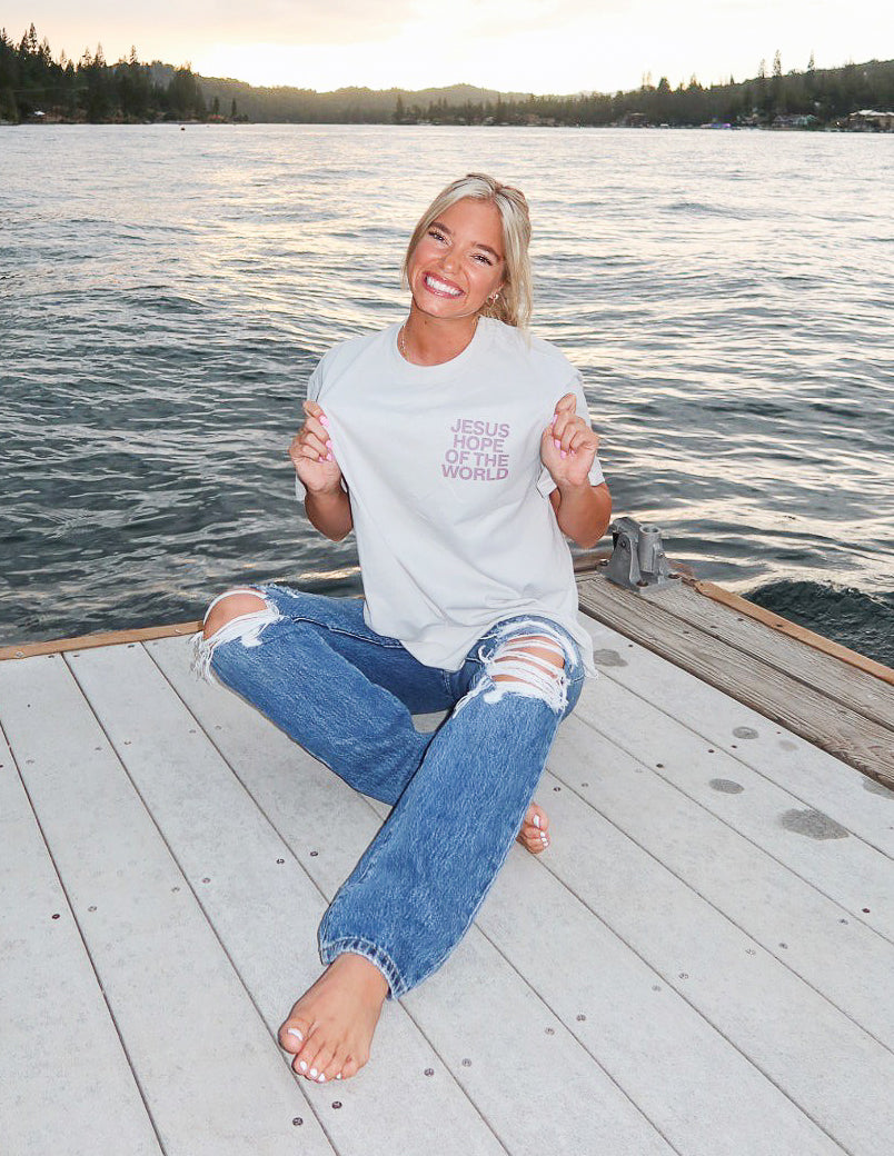 Hope of the World Unisex Oversized Tee 100% Cotton