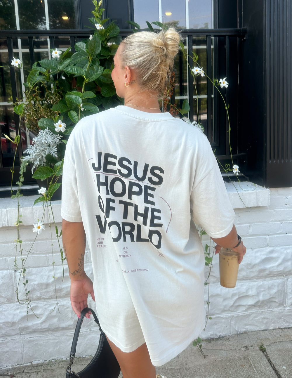 Hope of the World Unisex Oversized Tee 100% Cotton