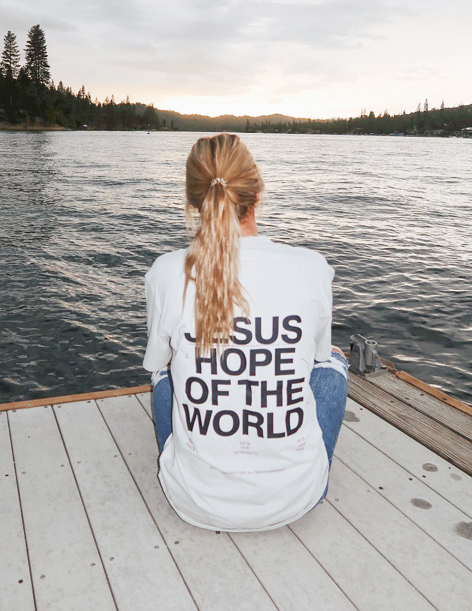 Hope of the World Unisex Oversized Tee 100% Cotton