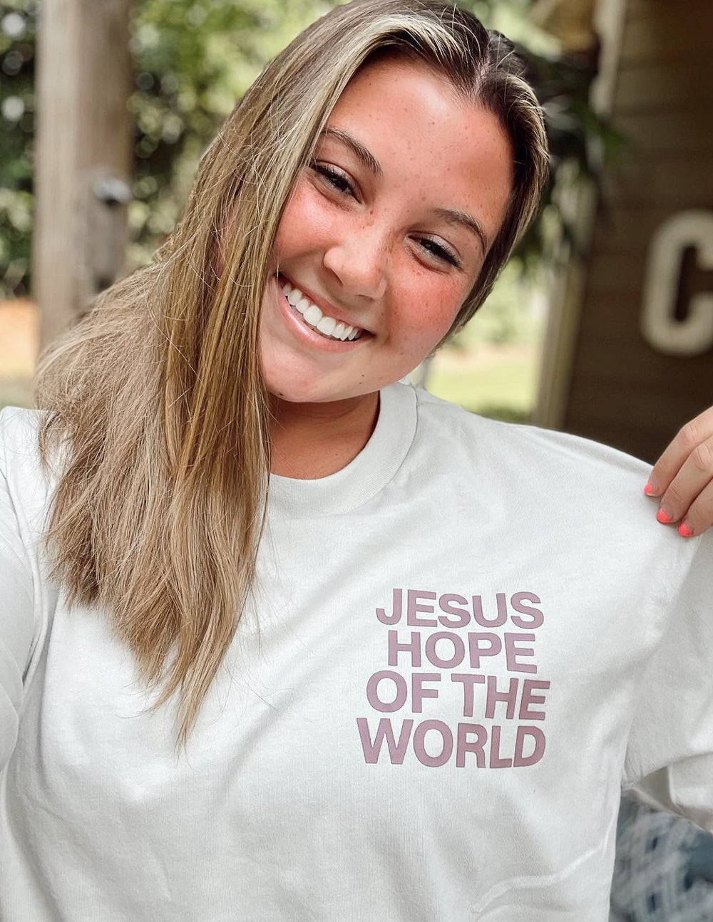 Hope of the World Unisex Oversized Tee 100% Cotton