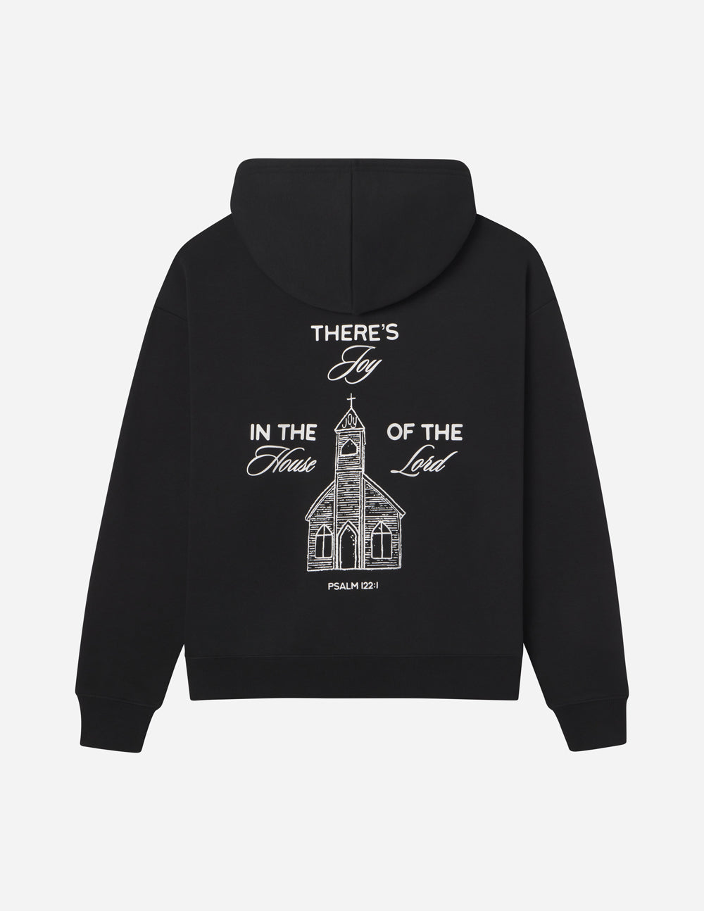 Unisex Hoodie Relaxed Fit House of the Lord Black
