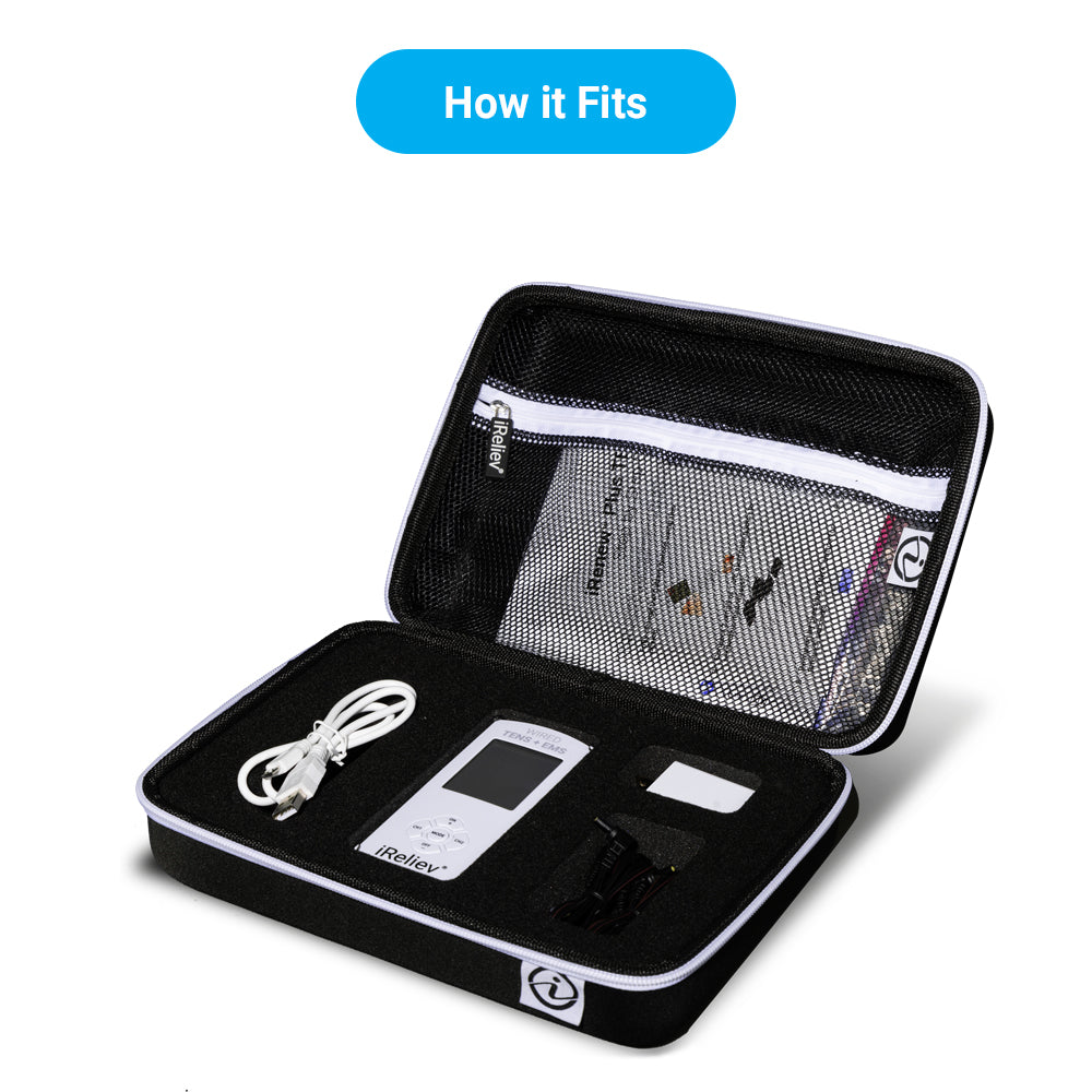 Hard Protective Carry Case Premium TENS EMS iReliev