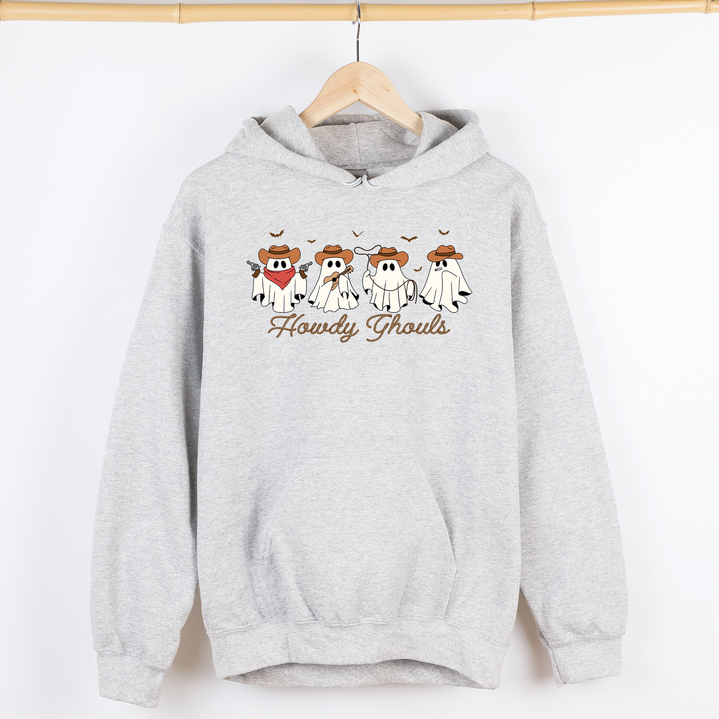 Cowboy Ghosts Western Halloween Graphic Hoodie Hooded Sweatshirt Refinery Number One