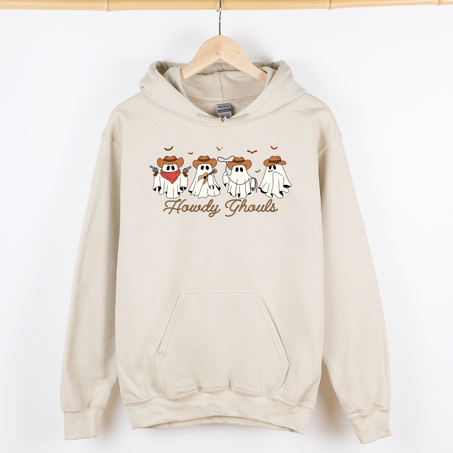 Cowboy Ghosts Western Halloween Graphic Hoodie Hooded Sweatshirt Refinery Number One