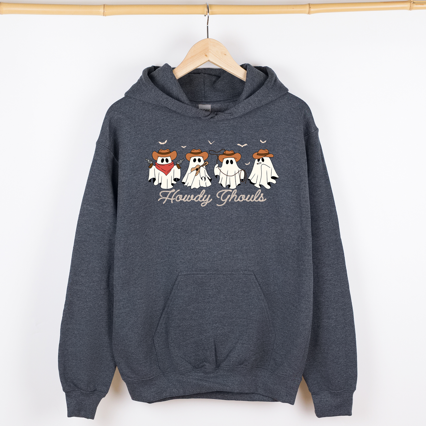 Cowboy Ghosts Western Halloween Graphic Hoodie Hooded Sweatshirt Refinery Number One