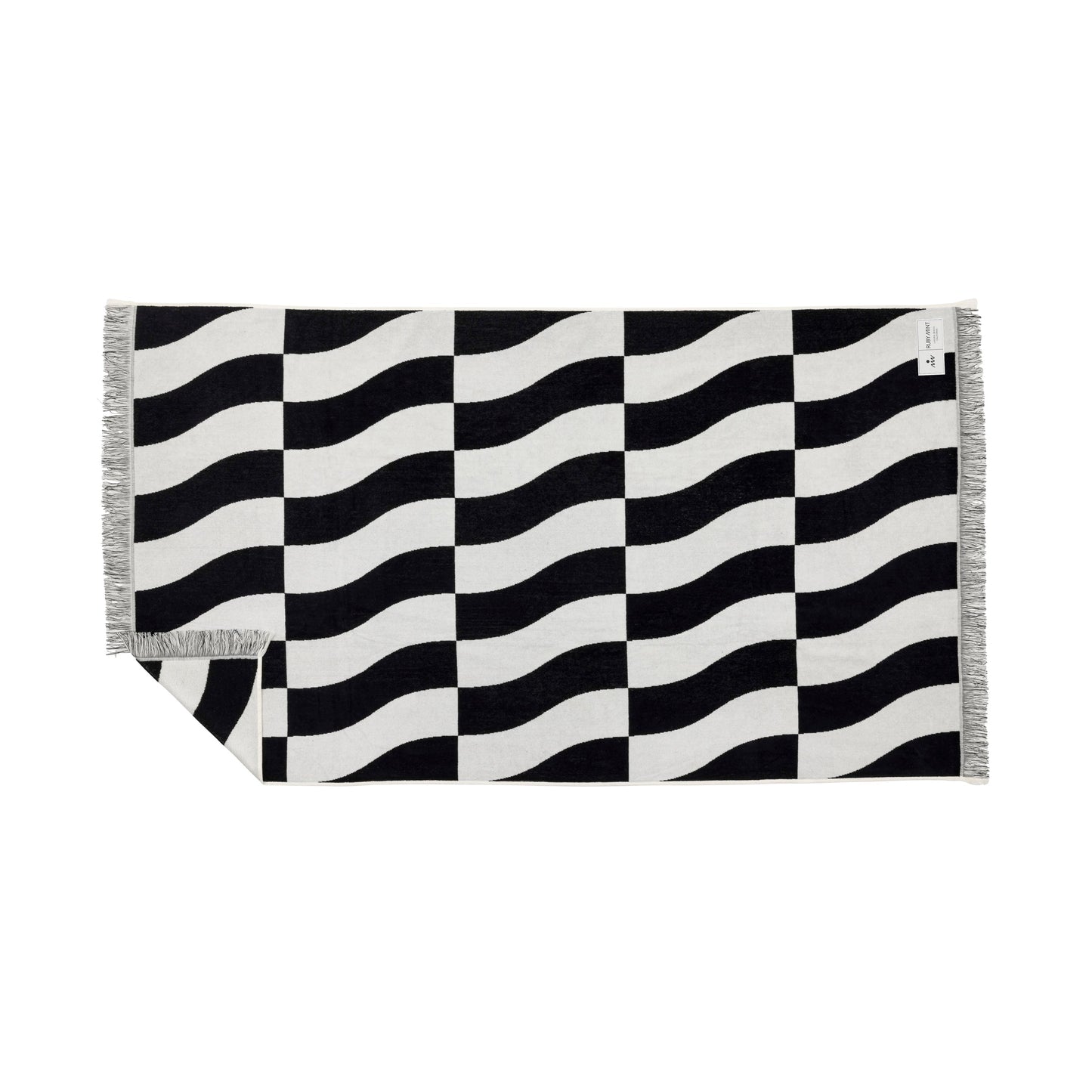 Hydra Oversize Cotton Throw Blanket 450 GSM Ruby Mint