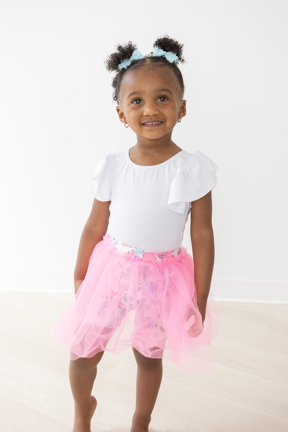 Hydrangea High Waisted Tutu Shorts Mila & Rose