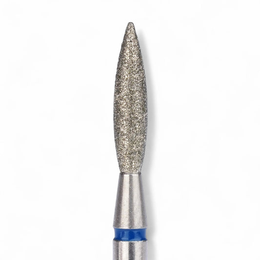 Flame Nail Drill Bit 2.3x10 mm Blue Professional Elite Embrace