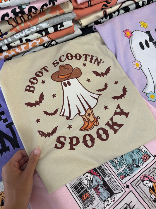 Spooky cowboy ghost tee & sweatshirt Halloween apparel Gunpowder and Lace Boutique Nac