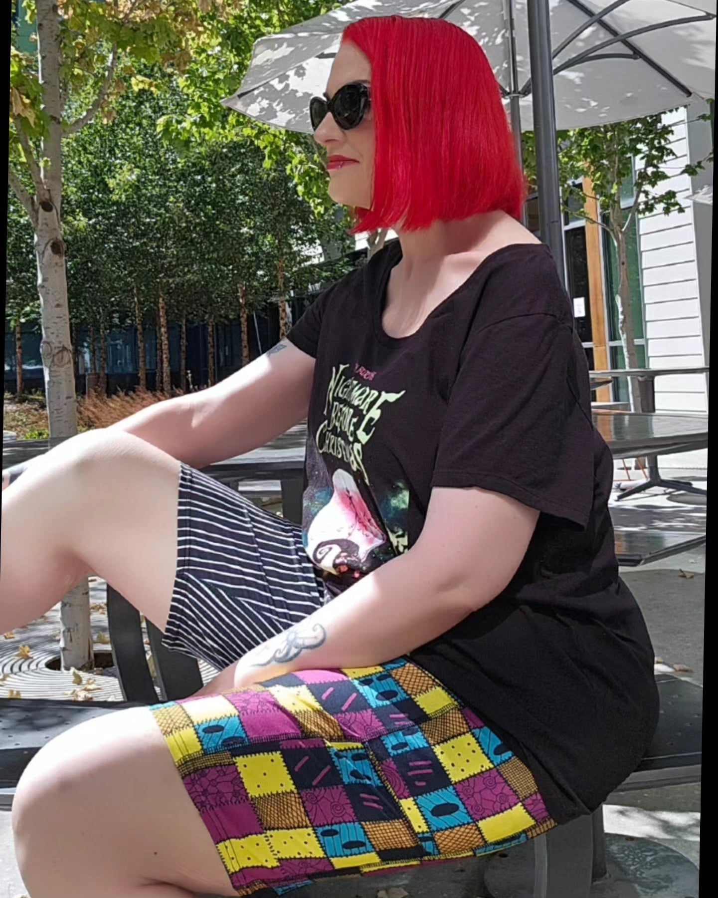 Jack & Sally Halloween Couple (Unique Exclusive) Pocket Biker Shorts - High-quality Handcrafted Vibrant Bike Shorts