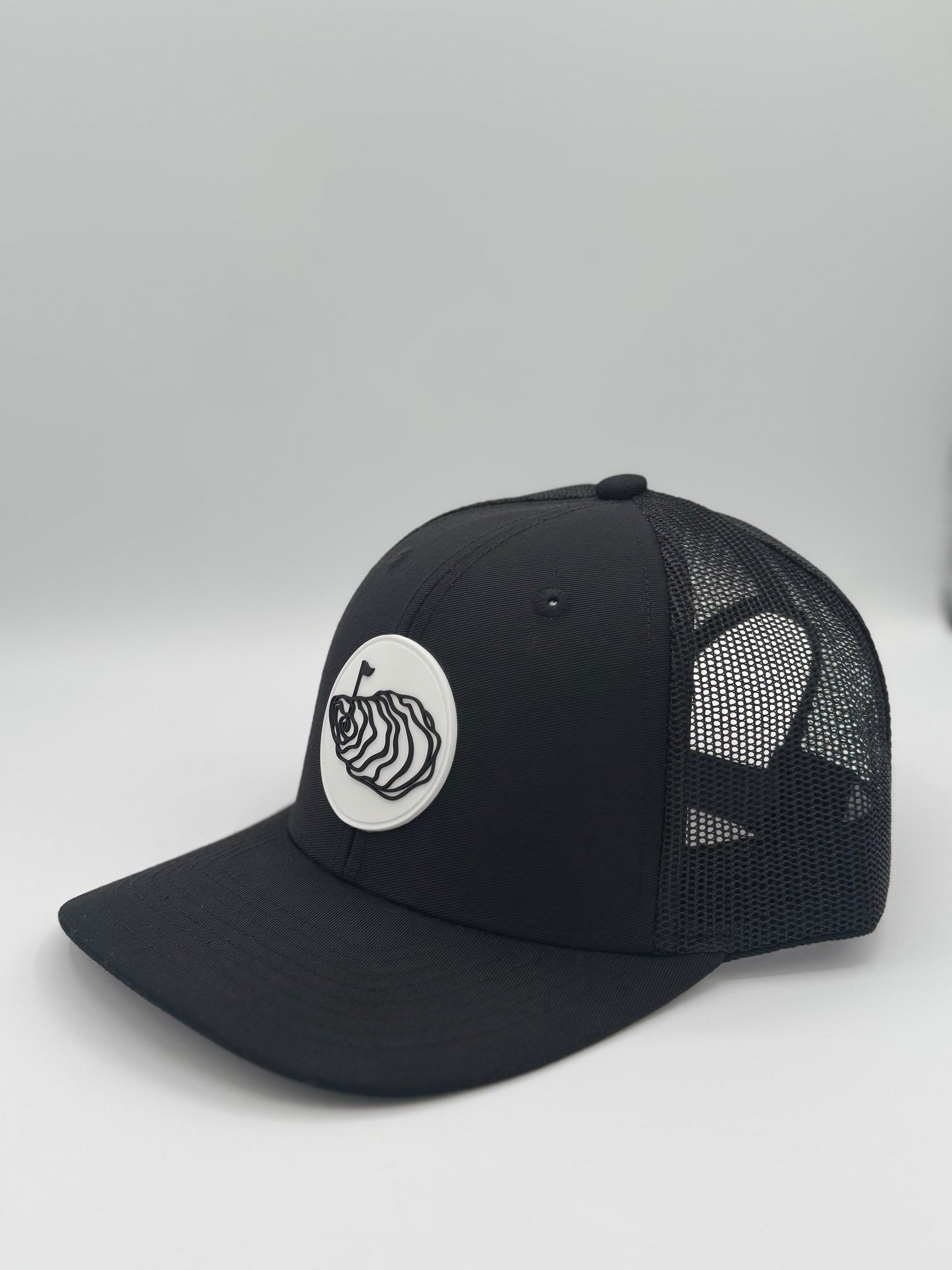 OG Black Trucker Hat Oyster Brands
