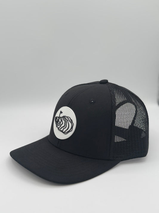 OG Black Trucker Hat Oyster Brands