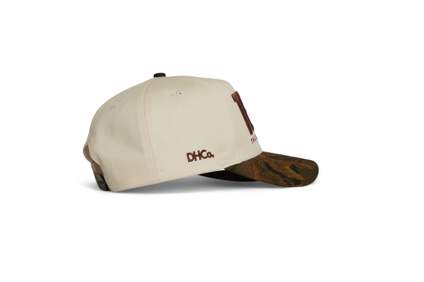 Texas Camo Snapback Trucker Hat Beige and Camo Destination Hat Co.